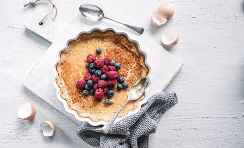 Baked custard 1