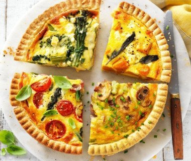 Eggs Quiche 4ways