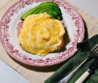 Folded egg rose 1