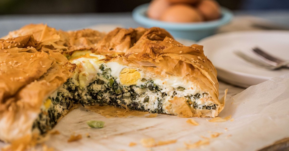 Magdalena Roze's Eggs, Greens & Cheese Pie