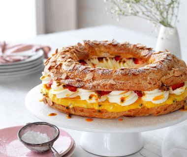 Paris brest passionfruit curd 0488 WEB