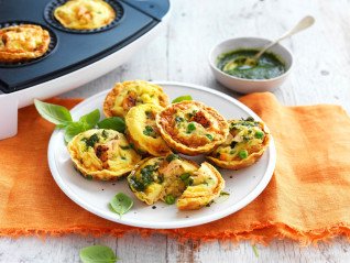 Salmon, Pea and Pesto Pies Salmon, pea and pesto pies