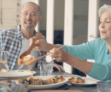 older people and eggs