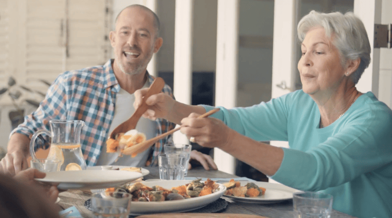 older people and eggs