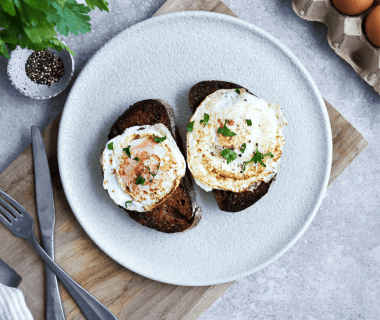 over easy fried eggs