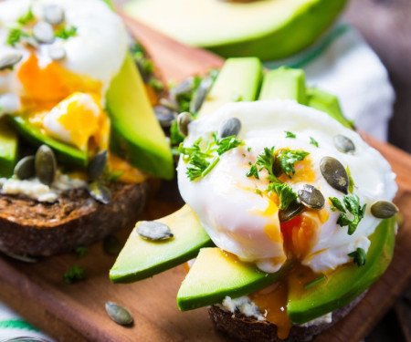 Poached eggs