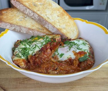 Chorizo Baked Eggs