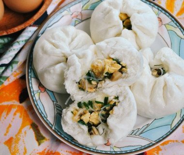 Egg steamed bun 6 1
