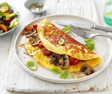 Fried Cheese Crust Omelette 2787