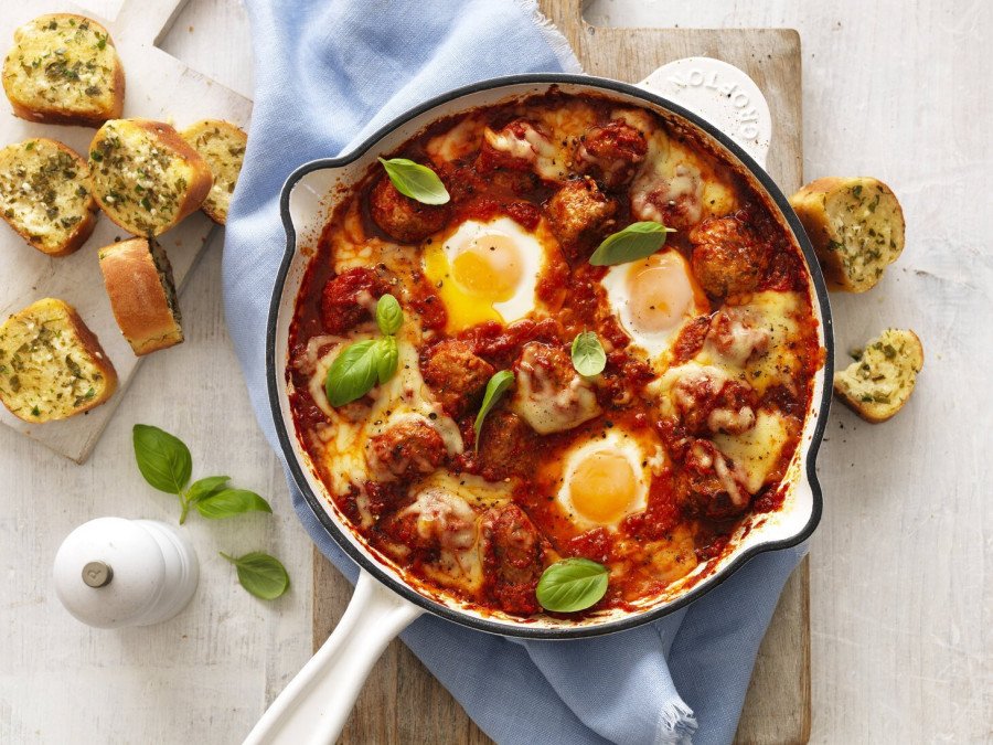 Italian Meatballs With Eggs (Family Will Love This)
