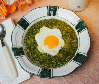 Kale risotto