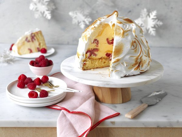 lemon curd bombe alaska