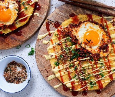 Okonomiyaki omelette