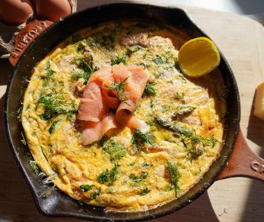Salmon Egg Frittata