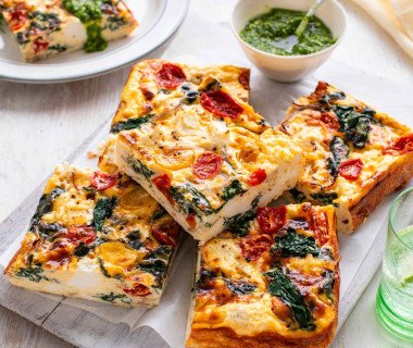 Summer Tomato Ricotta Frittata 0407 (1)