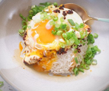 chili crispy fried egg