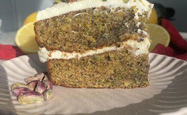 pistachio persian love cake