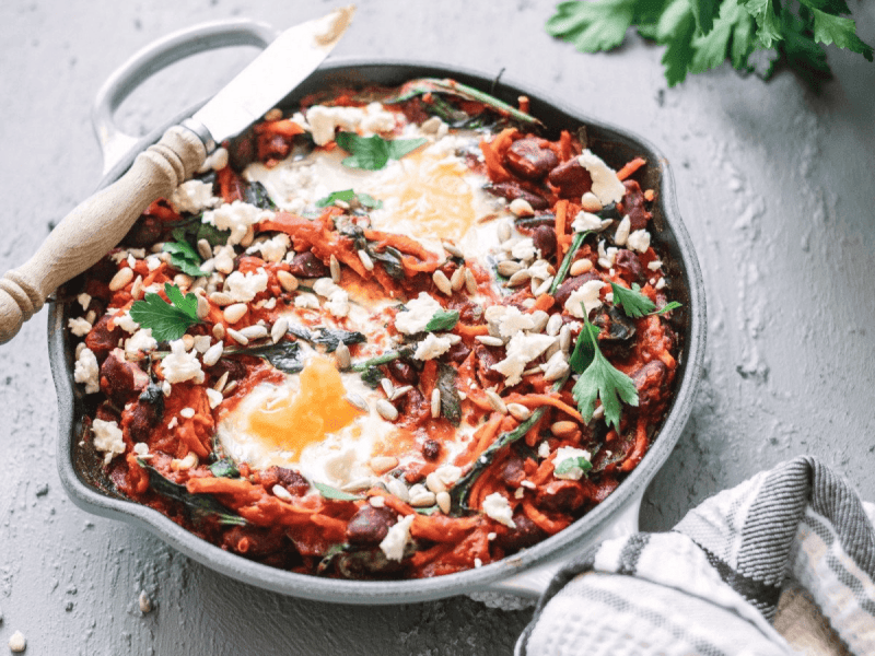 Fully Loaded One Pan Eggs