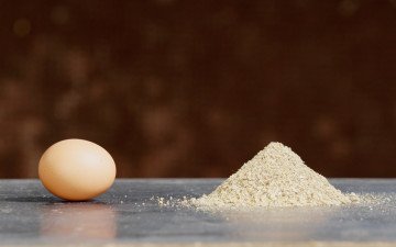 Egg and grain