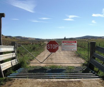 Farm gate signage