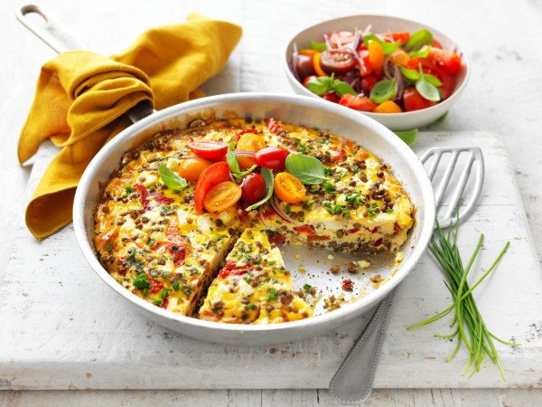 lentil frittata