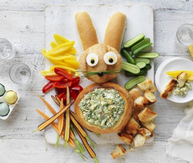 Bunny cob with egg salad 0690