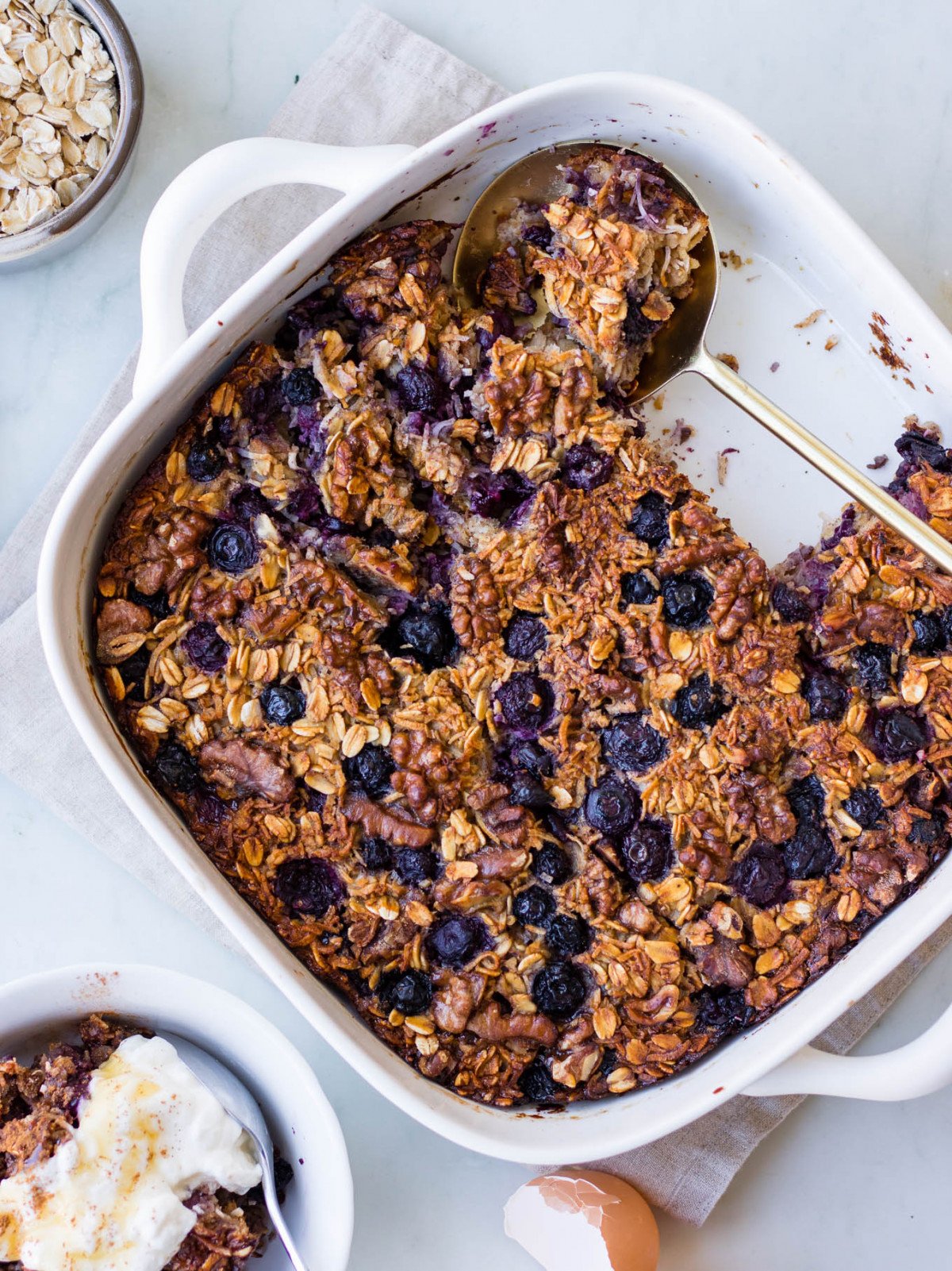 Coconut Blueberry Baked Oats A 3