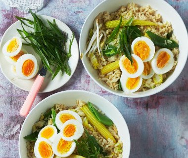 Fried rice with boiled egg web