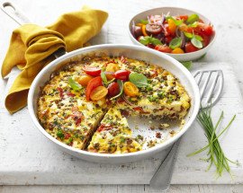 Healthy lentil frittata 0290