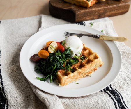 Julia Busuttil Savoury Spring Onion Waffles 3