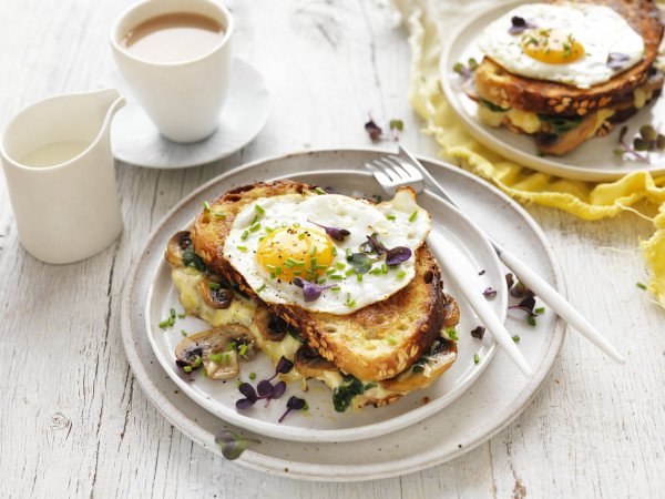 Mushroom Croque Madame