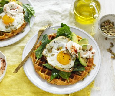 Sweet potato waffles with egg 0215 prv