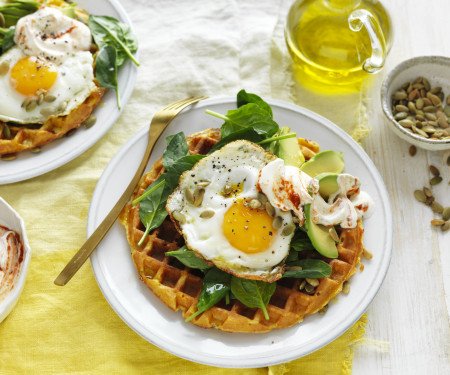 Sweet potato waffles with egg 0215 prv