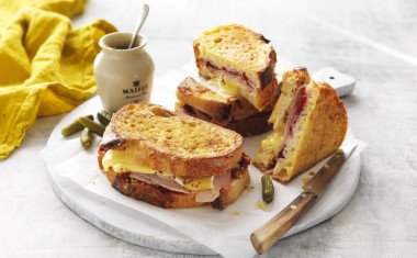 Ham Cranberry Camembert French Toast