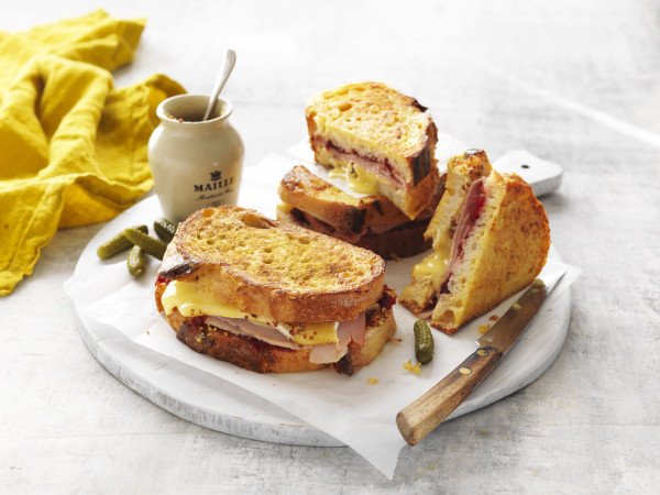 Ham Cranberry Camembert French Toast