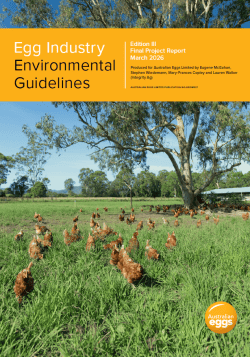 Egg Industry Enviro Guidelines 2026 cover