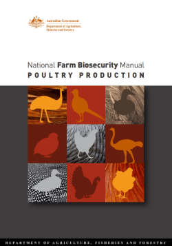 National Farm Biosecurity Manual Poultry Production