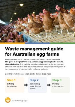 Waste Management Guide for Australian egg farms cover