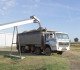 Manure being loaded into truck