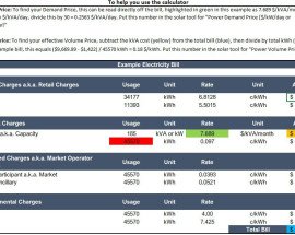 example power bill 
